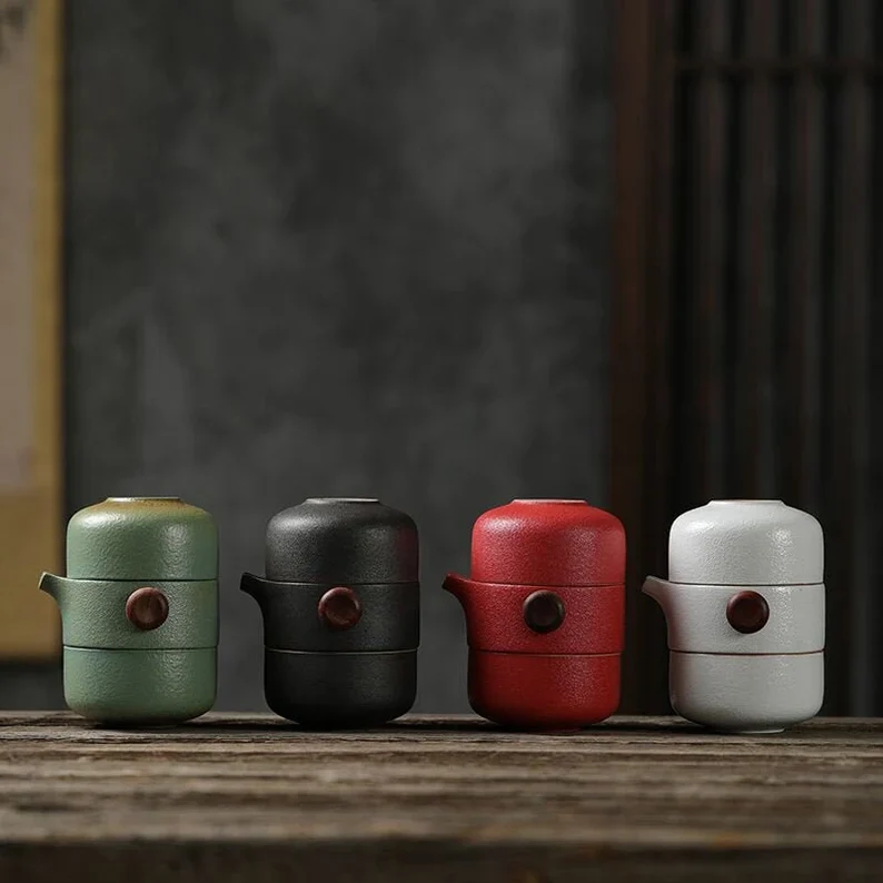Two-Cup Travel Teapot Set - Image 4